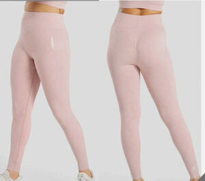 Gymshark Leggings Womens Sz M Pink Camo Shaping Workout Adapt Seamless GLLG4683